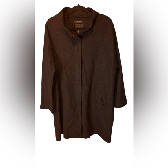 Cynthia Rowley 100% Wool Black Coat – Size 2X - Picture 3 of 6